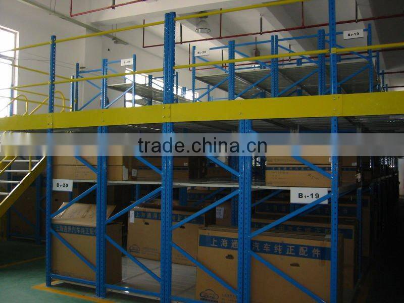 Warehouse multi-tier racking system