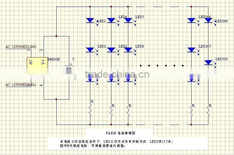 36W 54W RGB/CW/WW wall mounted led swimming pool lights