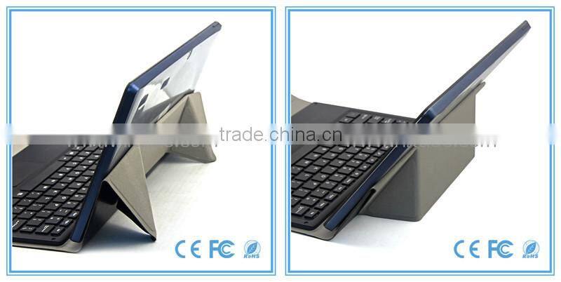2015 Hottest!!!universal pin docking tablet pc keyboard case with touchpad and mouse 3 in 1 for win 8