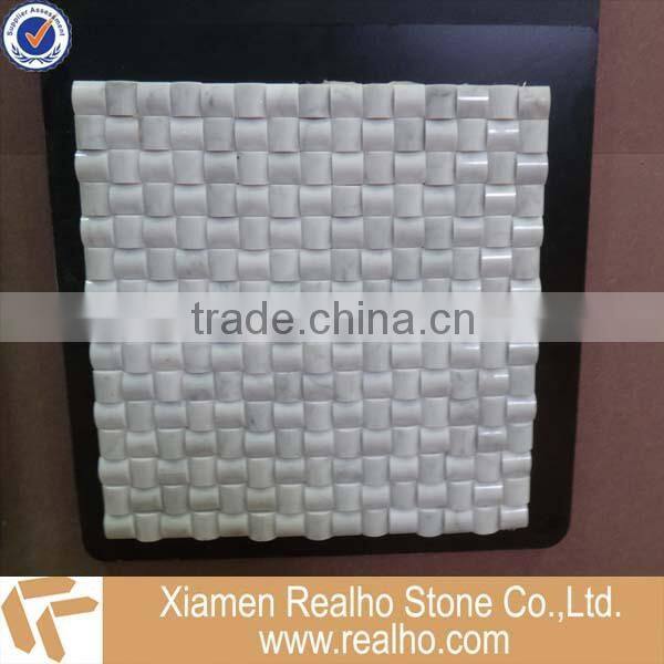 classico botticino hexagonal marble mosaic tiles