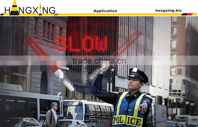 RB06 pvc lens traffic wand baton double colors