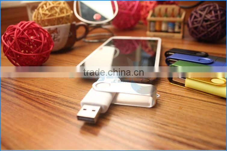 100% Real Capacity NEW OTG USB flash drive colorful pen drive 4GB 8GB 16GB 32GB metal usb stick Support Smart phone PC U disk