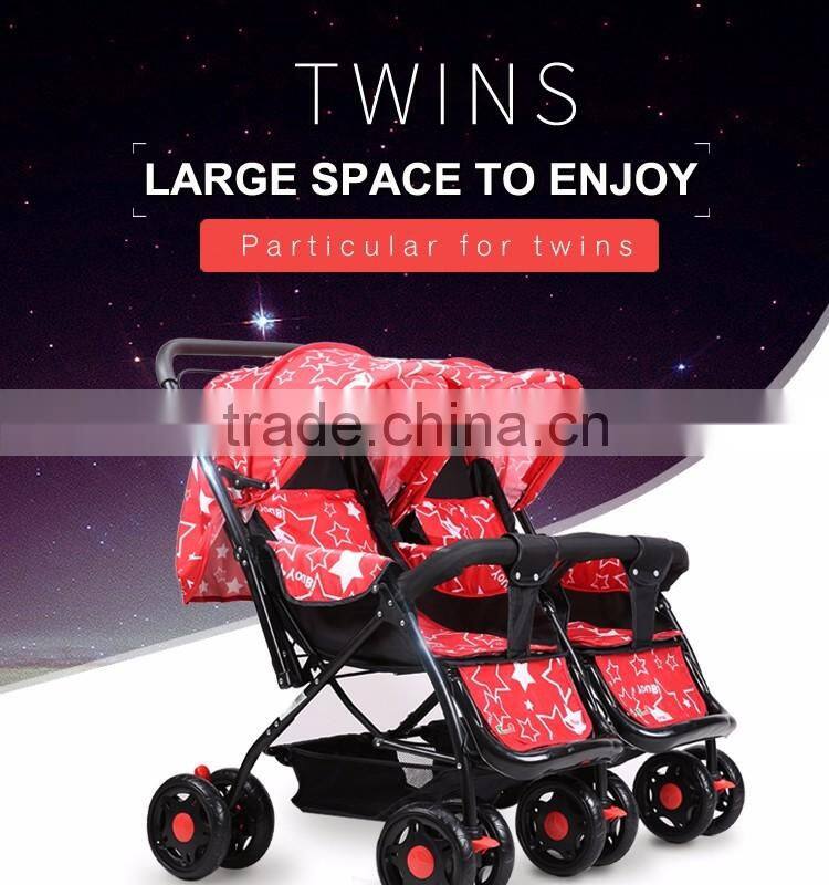 Stainless Steel Frame Best Double Trolley with EN1888 Certificate