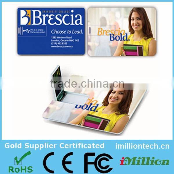 Bank credit card thumb drive usb