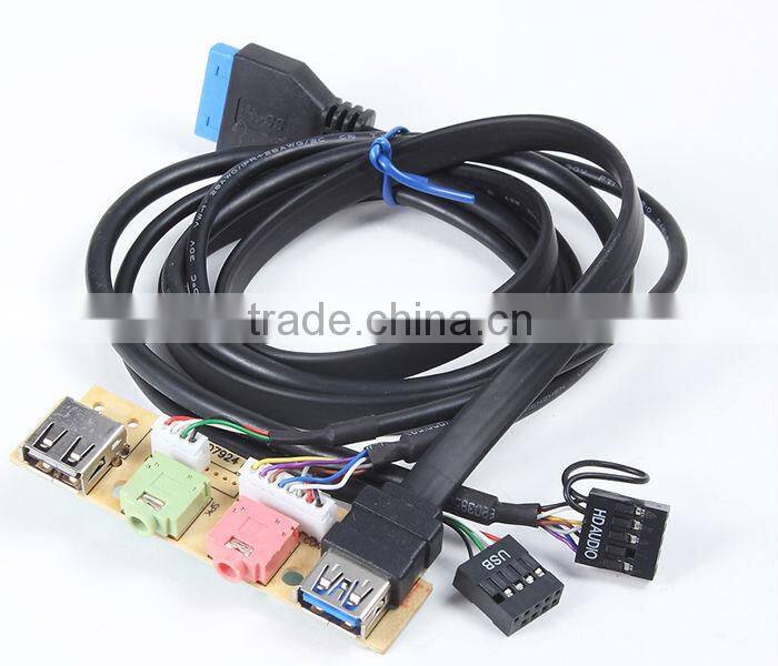 Quality PC Computer Case USB3.0+USB2.0 WLD7924 Front Panel Cable