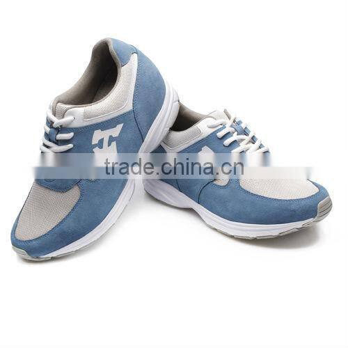 2016 fashion sport running elevator shoes for short men