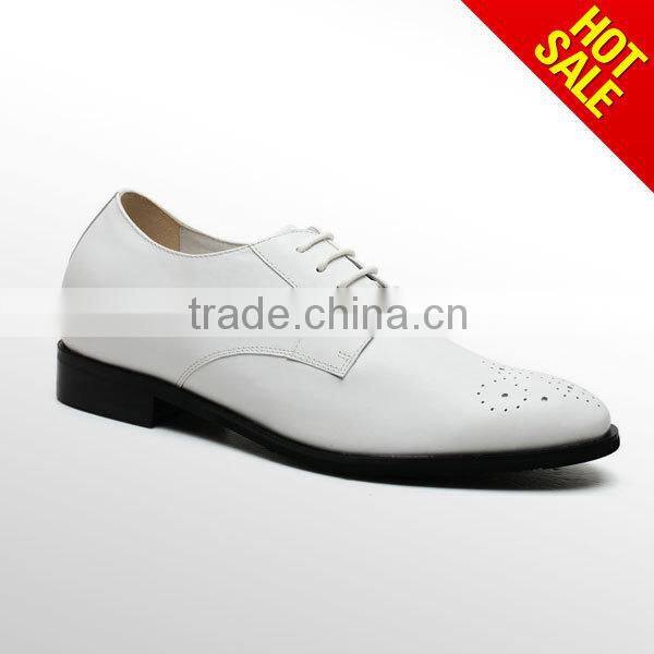 High class height increasing white wedding shoes spain shoes/high heel shoes men india/buy shoes online