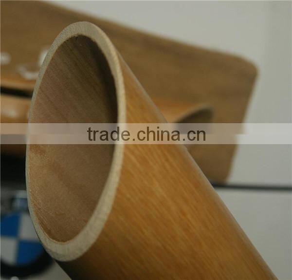 high quality manual portable mini bamboo speaker