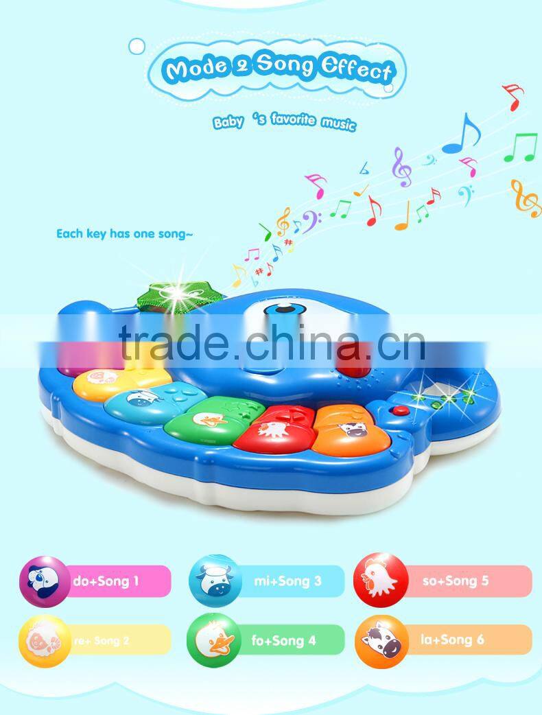 Music instrument education plastic piano love milk piano