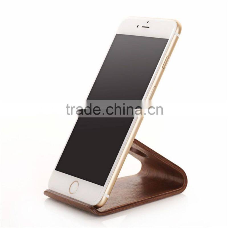 wood stand holder for cell phone/wood phone holder