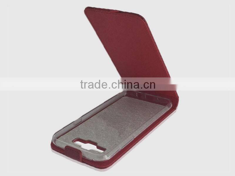 up down flip leather mobile phone case cover for xiaomi redmi mi 2 a note