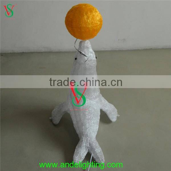 Christmas toy Sea lion figure light