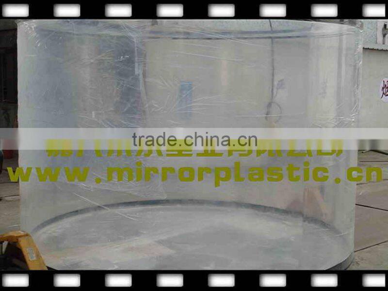 custom plexiglass aquarium cylinder