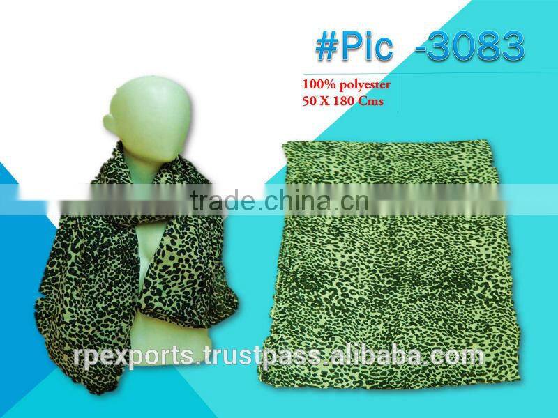 Latest Fancy Polyester printed scarf 2014-15