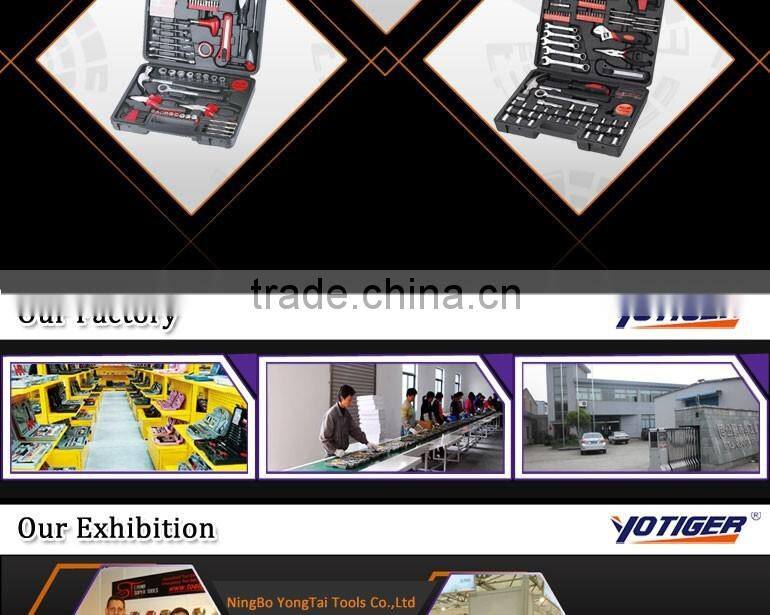 43Pcs Bits Sockets Ratchet Handle Transparent Case Tools Set