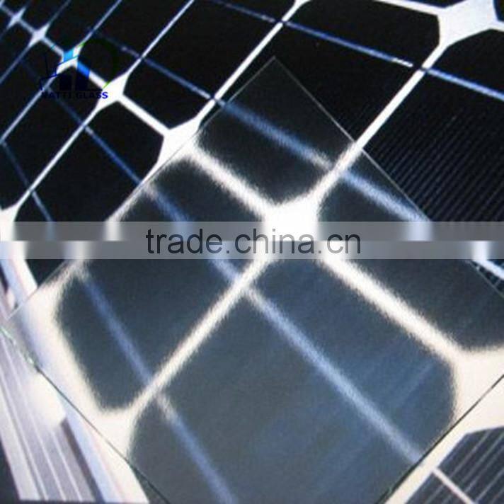3.2mm AR coating low iron solar glass Ultra clear tempered AR glass