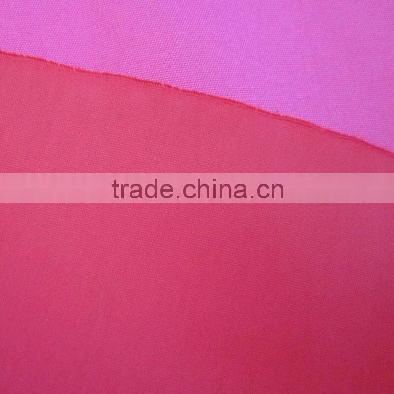 hot sale 100% polyester pongee fabric with PU coated