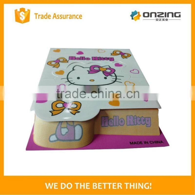 Creative custom promotional memo pad sticky notes