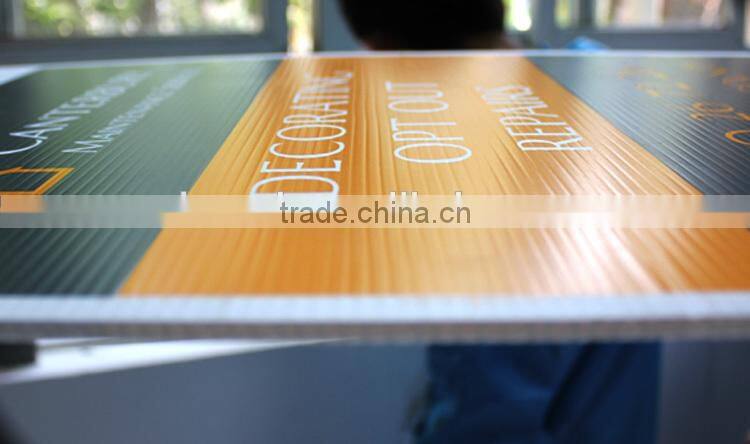 pp corrugated plastic elegant lawn signs