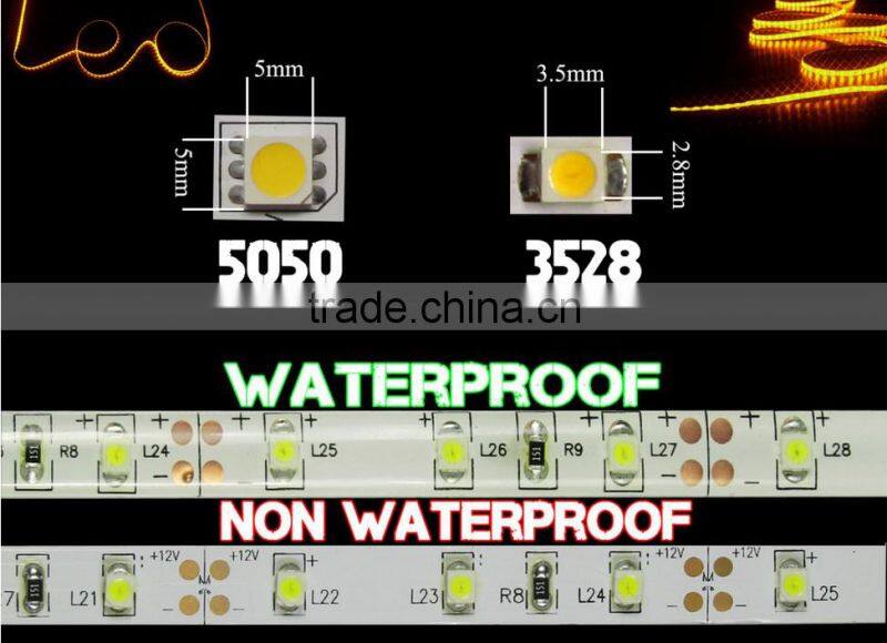RGB Dream Color 72w 12v IP65 Waterproof SMD5050 Flexible LED Ribbon Light + RGB IR Remote controller + 12V Adapter + Accessories