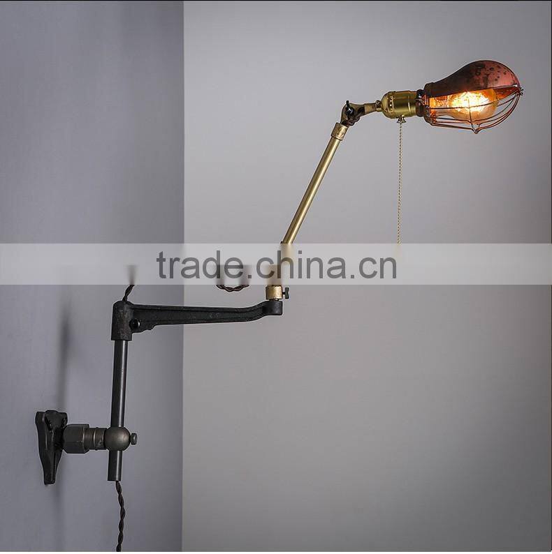 Old Style Vintage Edison Bulb Metal Wall Light