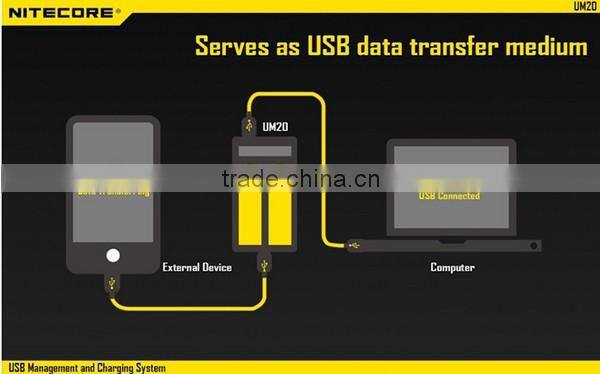 LCD Smart Charger Nitecore UM 20 US/EU/UK/AU Plug Nitecore UM 20 charger UM 20 battery charger fit for 18650 rechargeable cells