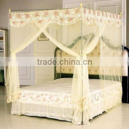 fashional high quality polyester king size double bed mosquito net