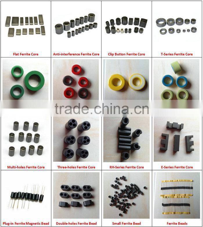 SCRCNi-Zn EMI ferrite core for cable clamp