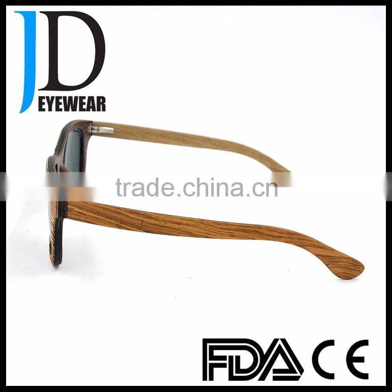 High Quality Wholesale Fashion Polarized Wooden Sunglasses