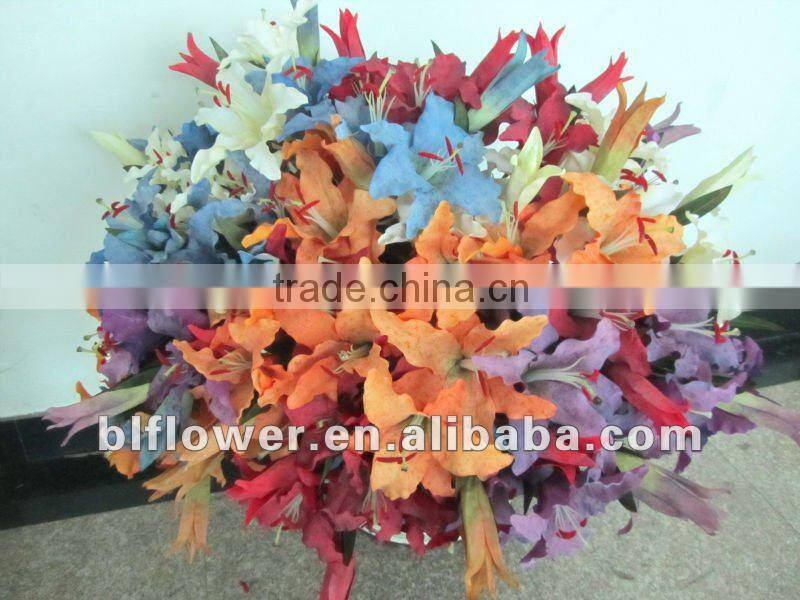 artificial large lily autumn YL397F