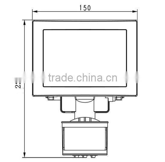 led sensor lamp/ PIR sensor light/solar security floodlight