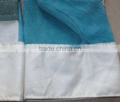 AB grade long welding gloves leather working gloves