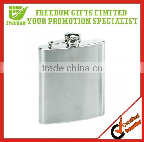 New Arrival Stainless Steel Cheap Silk Printing Hip Flask