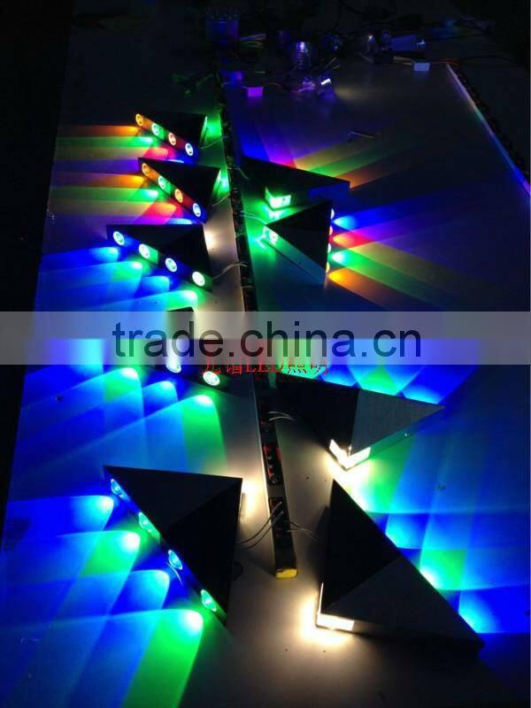 2013 guzhen triangle decorative led wall light 5W L235*H115mm