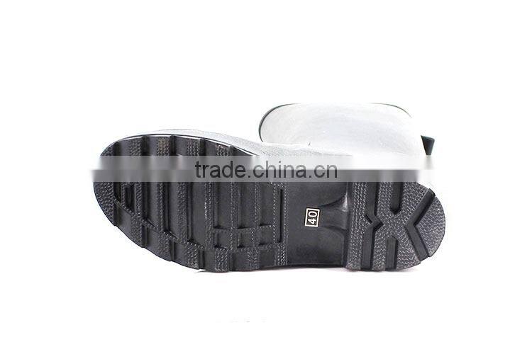 Hot selling high quality 100% Natural woman rubber rain boots