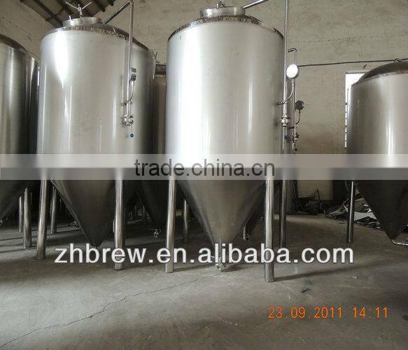 stainless steel conical beer fermentation tanks