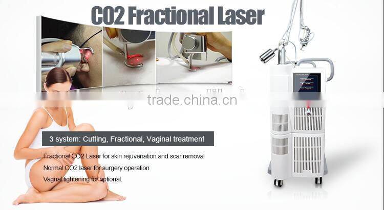 Lingmei medical scar removal co2 fractional aesthetic laser equipment