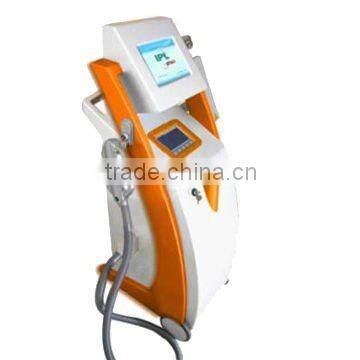popular multi-functional beauty instrument(IPL+RF+nd yag laser)for hair removal,skin rejuvenation,laser tattoo removal