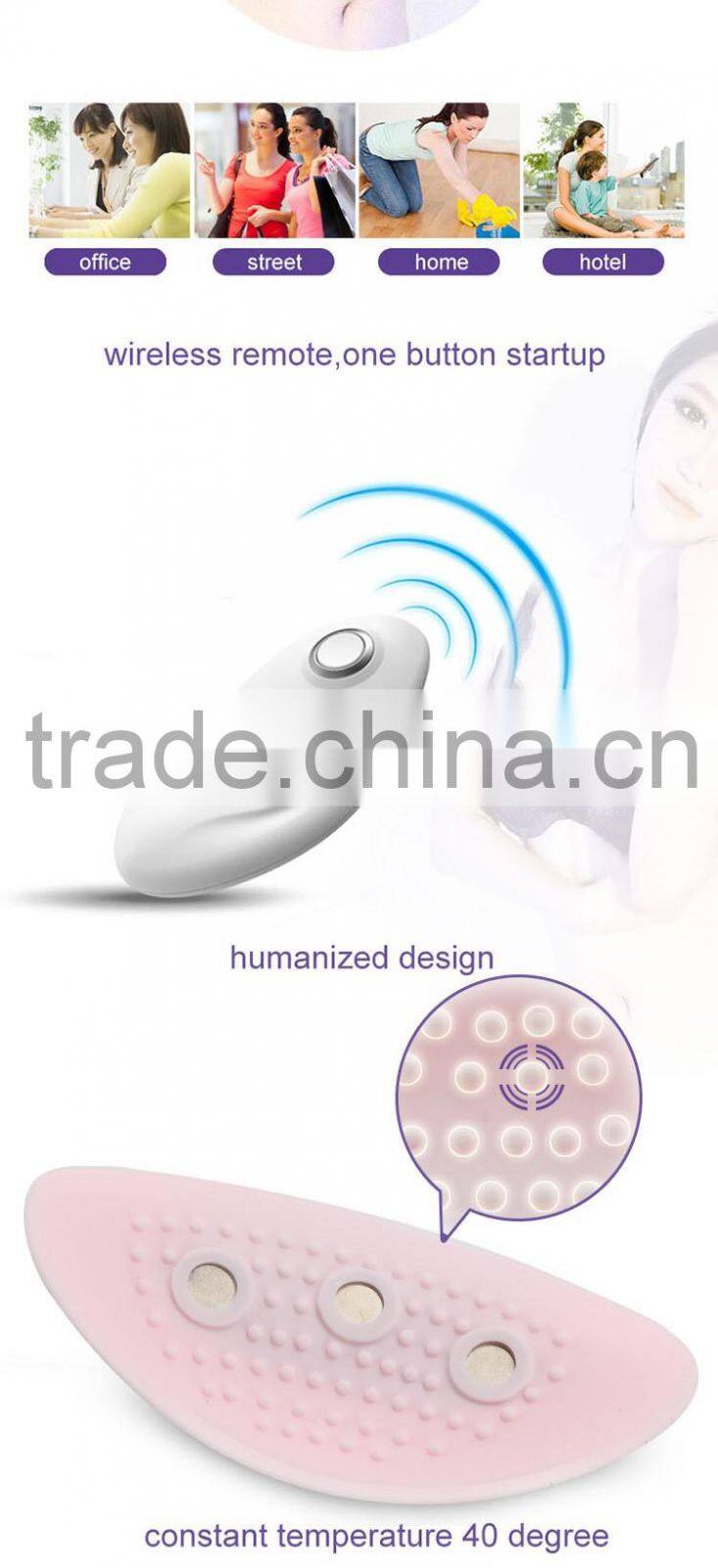 skineat high quality china supplier Wearable Breast Massage Device