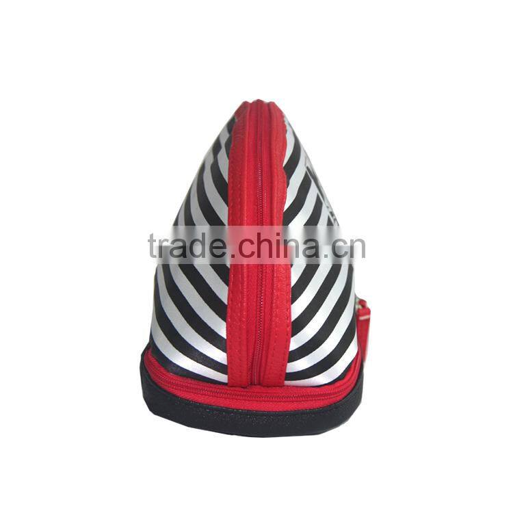 Fashion foam satin Cosmetic Organizer Bag Waterproof convenient for lady