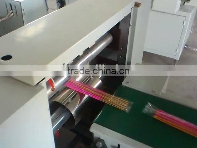Automatic incense stick packing machine with auto count and sealing 0086-13703827012