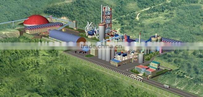 Wet process rotary kiln