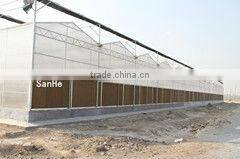 Greenhouse cooling cell pad