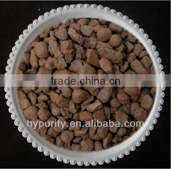 8*32mesh manganese sand filter media remove the Fe and Mn from the water