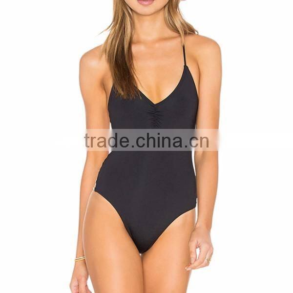 2016 OEM ladies bathing suits one -piece swim suit