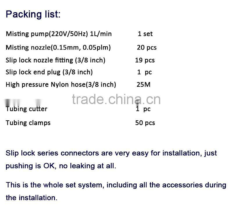 TY1955 Insect Misting Systems,Mosquito Misting Systems Houston,High Pressure and Safety Systems