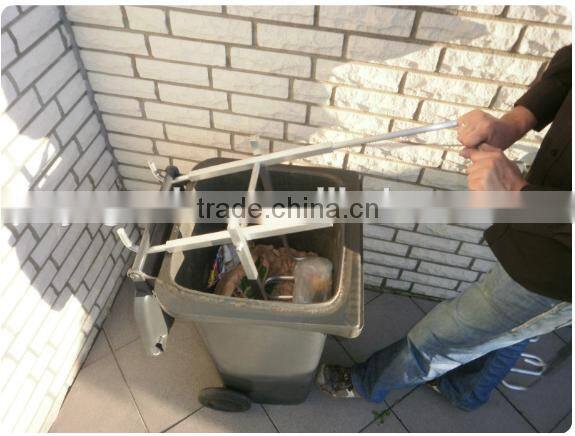 garden tool bag garden rubbish wheelin bin tool with iron wood plastic fabric material