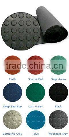 round coin anti-fatigue rubber flooring