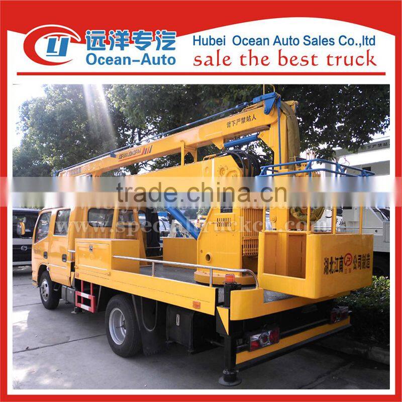 4x2 Left hand drive 18 m hydraulic aerial platform truck