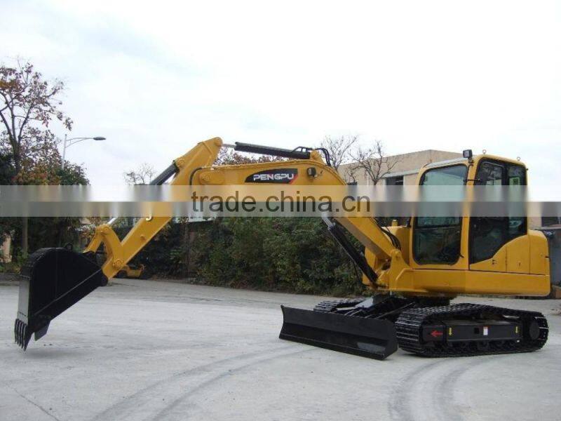 Pengpu Construction equipment 7T Crawler Excavator Machine SW70E